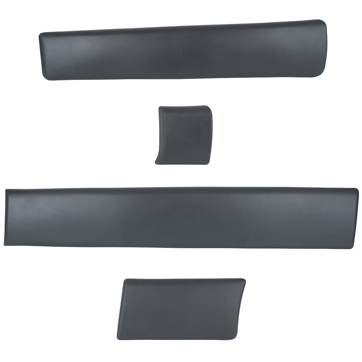 Renault Trafic II LONG 01-13 left front door trim + left side trim FOR THE PILLAR behind the door + LONG left side trim behind the pillar + left side trim IN FRONT OF THE REAR WHEEL 4 pcs. SET