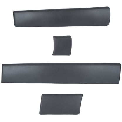 Renault Trafic II LONG 01-13 left front door trim + left side trim FOR THE PILLAR behind the door + LONG left side trim behind the pillar + left side trim IN FRONT OF THE REAR WHEEL 4 pcs. SET
