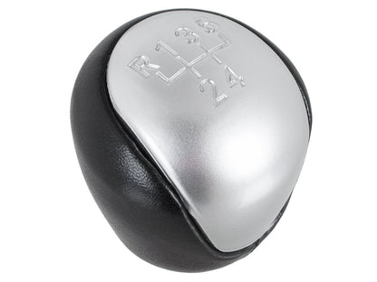 Hyundai Elantra gear knob BLACK + CHROME - SEMI-MATTE 5-SPEED