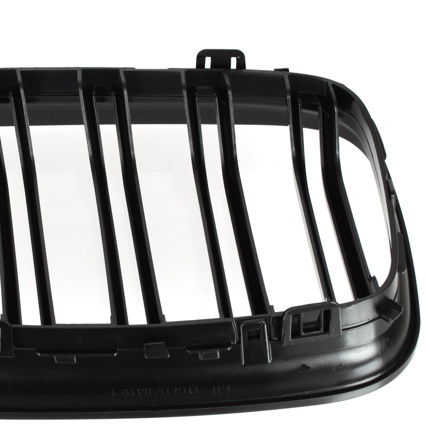 BMW 3 E90 / E91 09-13 SEDAN / ESTATE grilles (kidneys) left + right set BLACK GLOSSY DOUBLE BAR