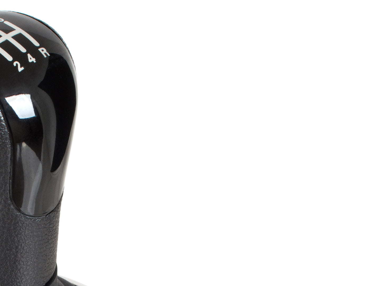 Ford Fusion 2002 - BLACK gear knob + BLACK gaiter with frame + SILVER 5-SPEED