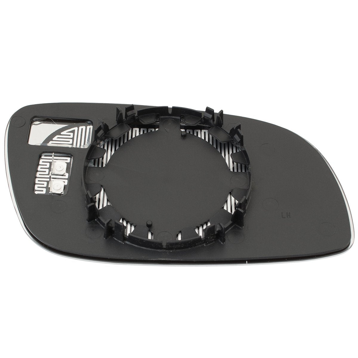 VW Touran 03-10 mirror glass HEATED left