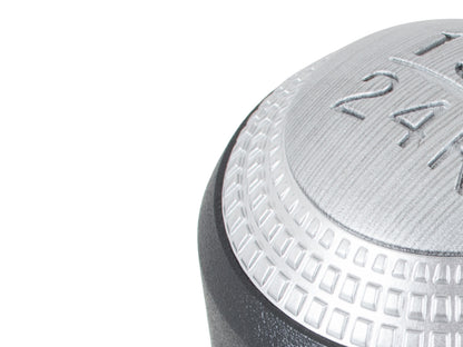 Hyundai Tucson 04-15 gear knob BLACK + GREY + SILVER 5 GEARS