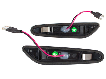 BMW 1 E81 E82 E87 E88 LED smoked side indicators, standard, 2 pcs/set