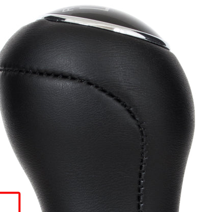 Audi A1 A2 A3 A4 A5 A6 Q3 Q5 gear knob BLACK + CHROME 6 SPEED