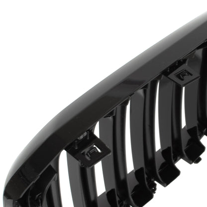 BMW X3 G01 2017 - grilles between headlights (kidneys) left + right set BLACK GLOSSY DOUBLE BAR