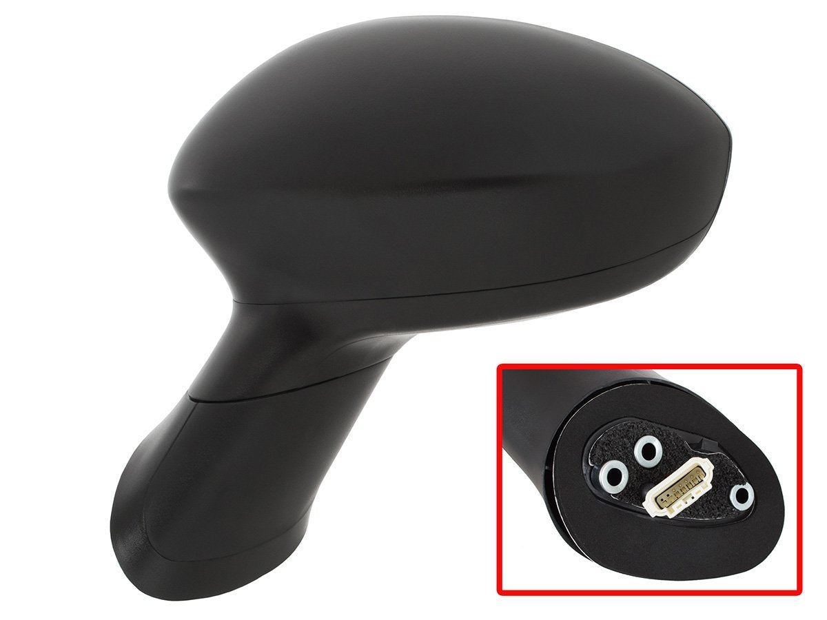 Fiat Linea (323) 07-15 electric BLACK left side mirror