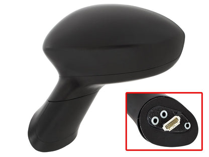 Fiat Linea (323) 07-15 electric BLACK left side mirror