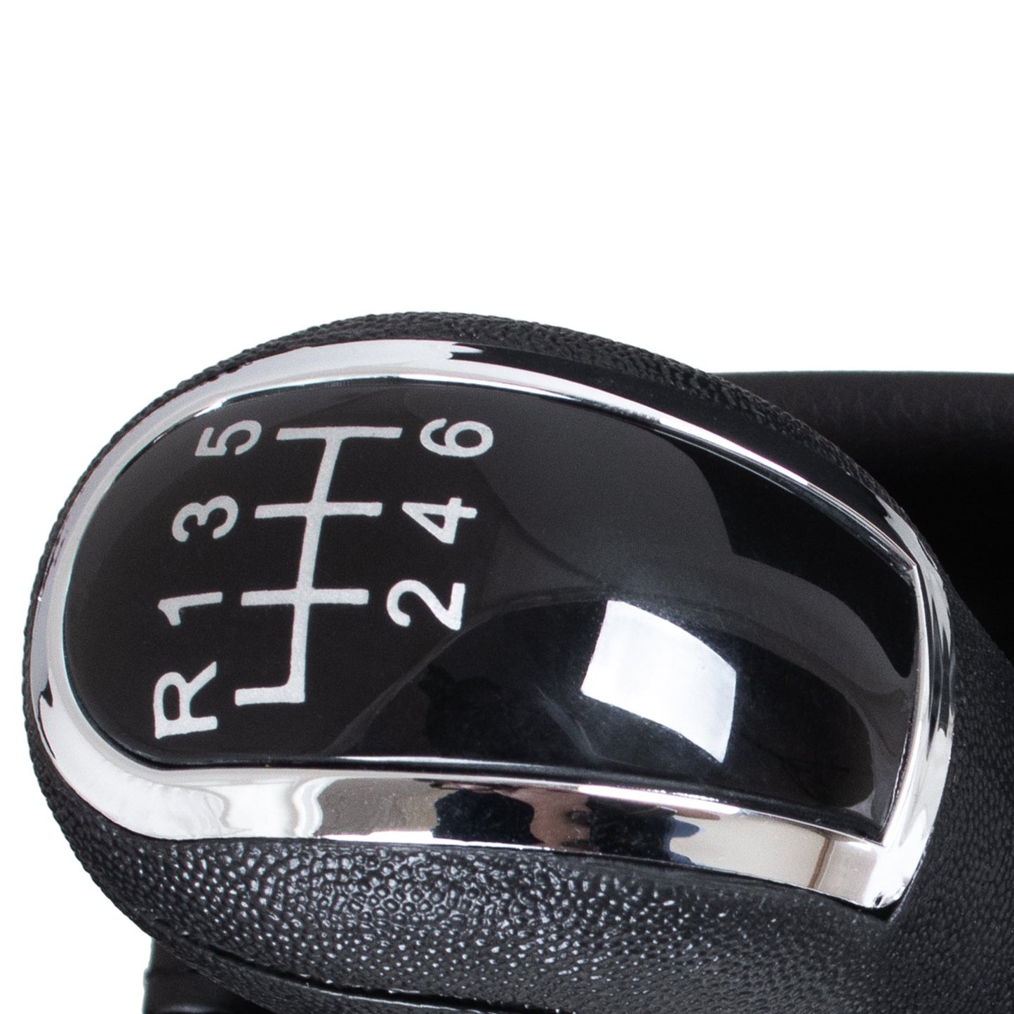 Audi A4 B8 07-15 Gear knob BLACK 6 SPEEDS + BLACK GAITER