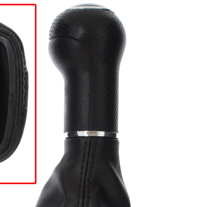 VW Lupo 98-05 gear knob BLACK + GAITER 12 MM HOLE