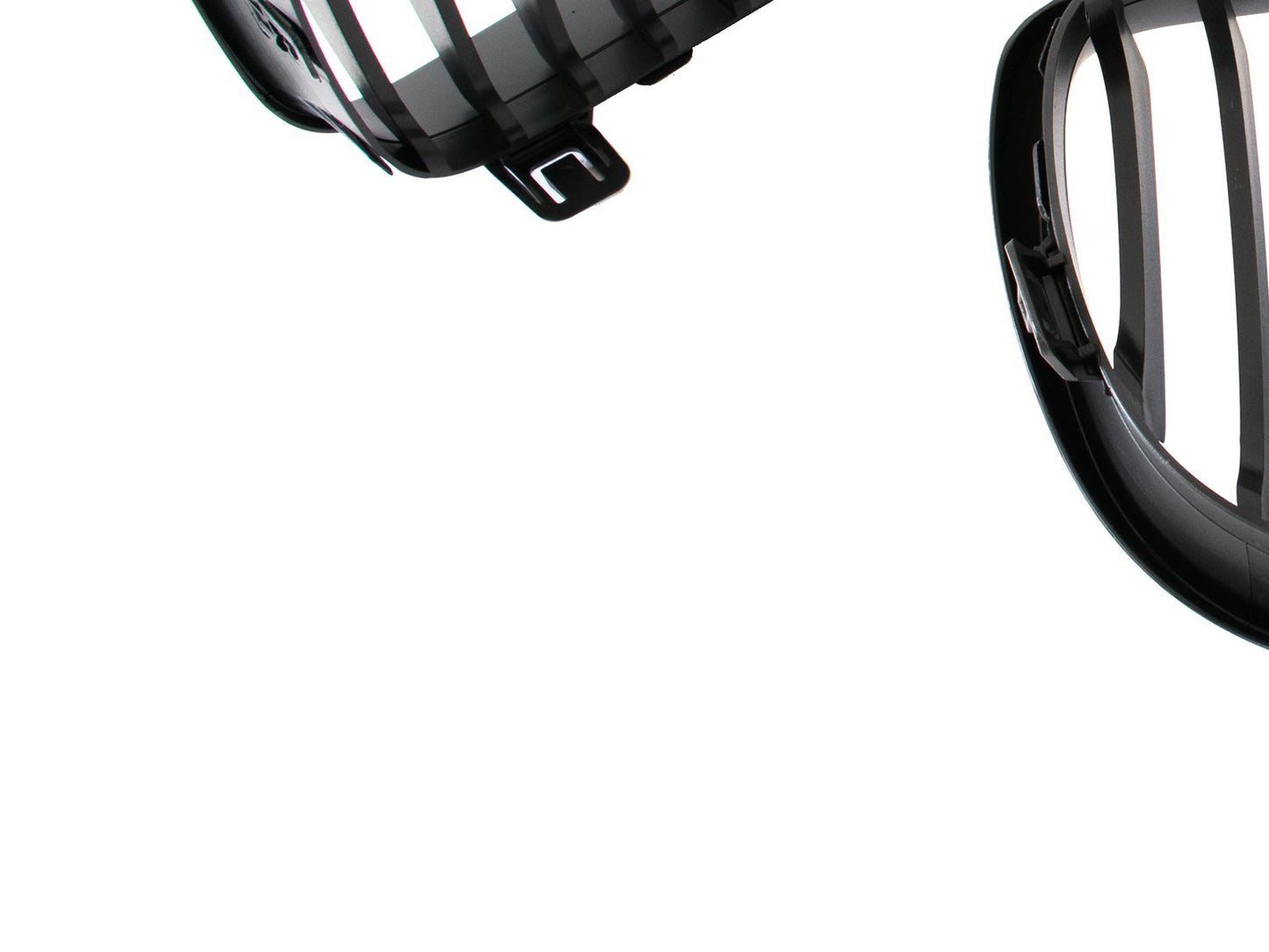 BMW 1 E81 E82 E87 E88 07-11 grilles (kidneys) left + right set BLACK MATTE