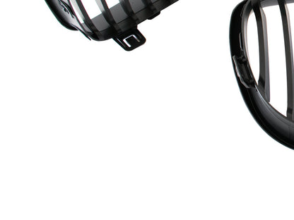 BMW 1 E81 E82 E87 E88 07-11 grilles (kidneys) left + right set BLACK MATTE