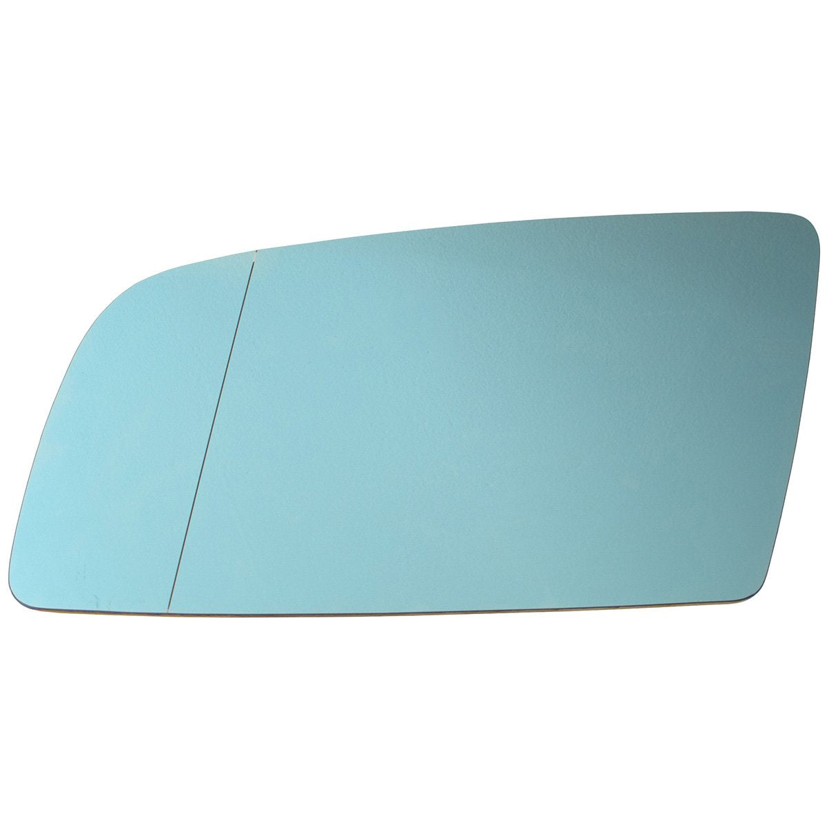 BMW 5 E60 / E61 03-10 mirror insert HEATED BLUE left