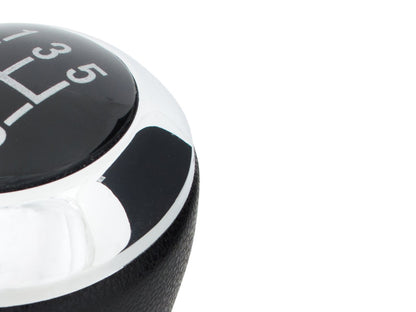 Mazda 3 06-12 gear knob BLACK + CHROME 5 SPEED