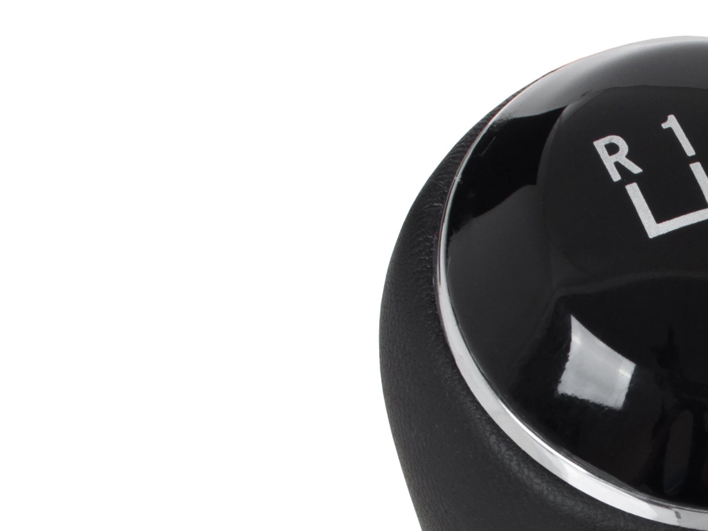 VW Passat B6 06-11 gear knob BLACK LEATHER 5 SPEED