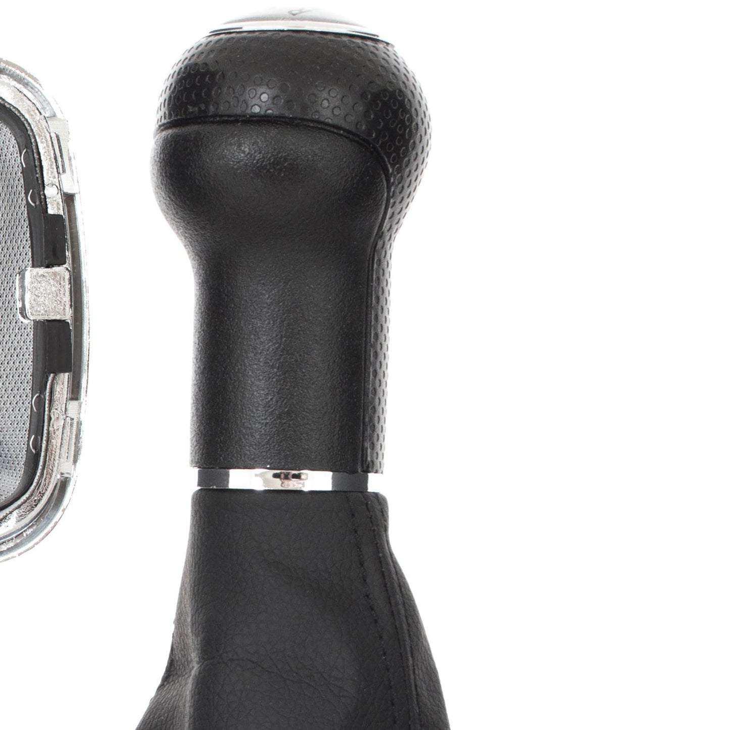 VW Golf IV 98-05 gear knob SILVER + GAITER 22 MM HOLE