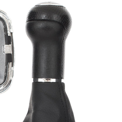 VW Golf IV 98-05 gear knob SILVER + GAITER 22 MM HOLE