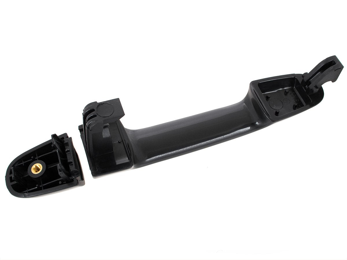 Hyundai i20 08-15 klamka zewnętrzna przednia CZARNA BEZ OTWORU prawa