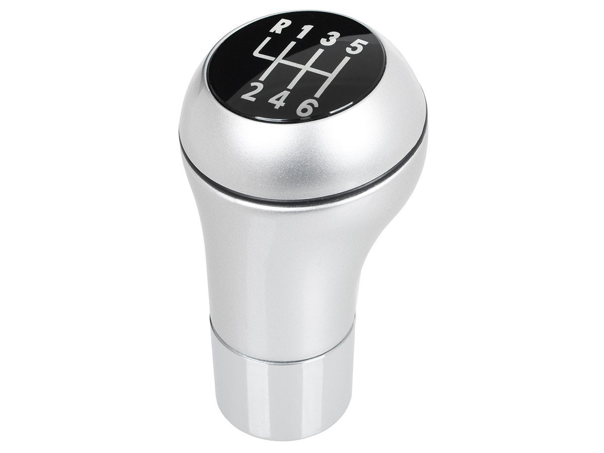 BMW E39 E46 E53 E60 E61 E81 E82 E83 E85 E87 E90 E91 E92 E93 gear knob SILVER+CHROME 6 SPEED