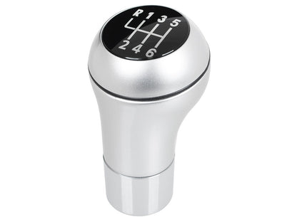 BMW E39 E46 E53 E60 E61 E81 E82 E83 E85 E87 E90 E91 E92 E93 gear knob SILVER+CHROME 6 SPEED