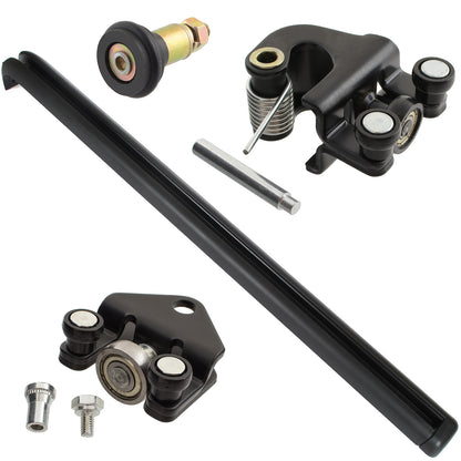 Renault Master II 98-10 sliding side door rollers, 3 pcs. complete set + GUIDE