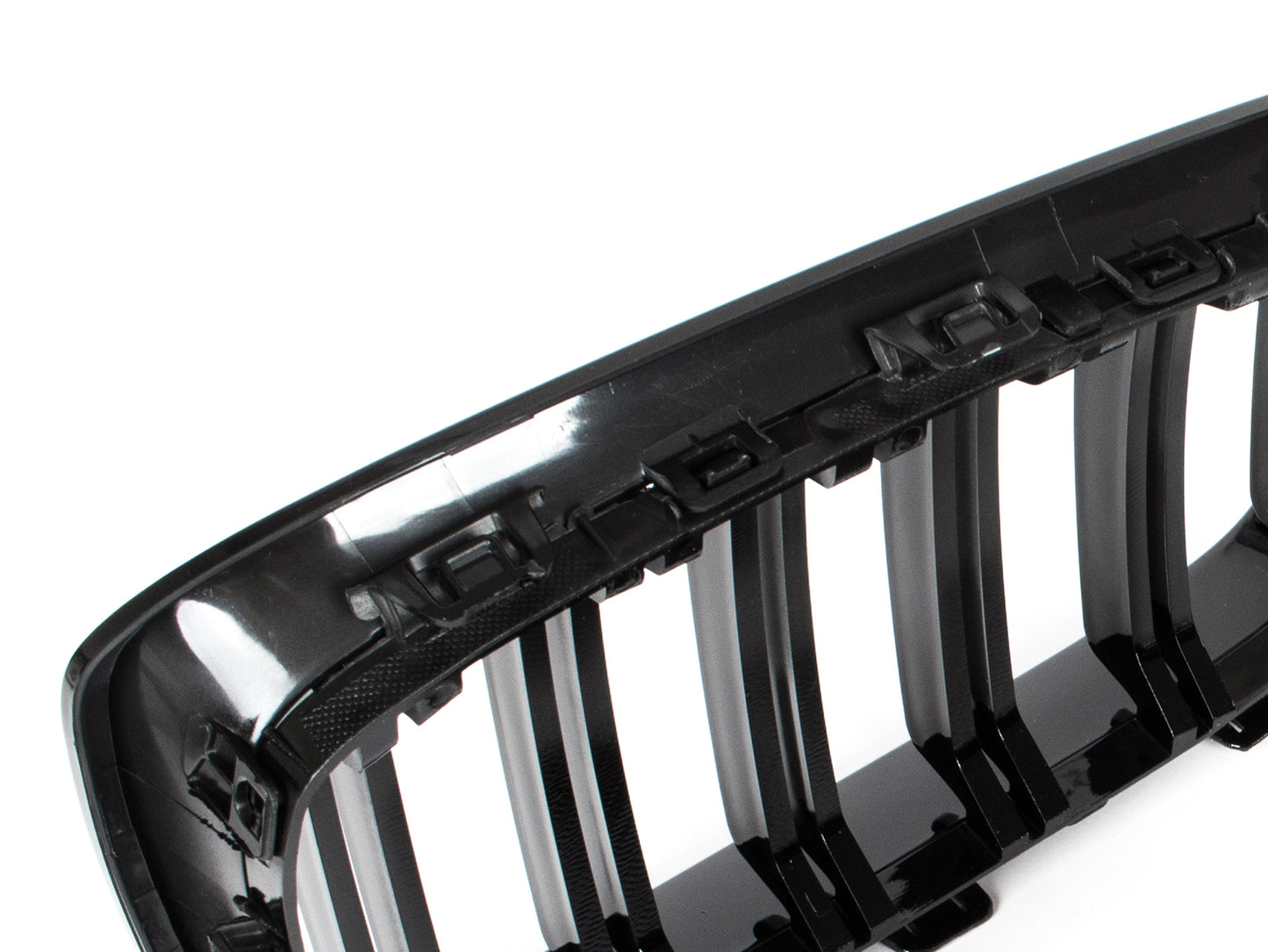 BMW 1 F20 / F21 11-14 3/5D HATCHBACK grilles (kidneys) left + right set BLACK GLOSSY DOUBLE BAR