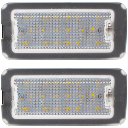 Fiat 500 2007- lampki podświetlenia tablicy rejestracyjnej LED 2 szt. kpl.