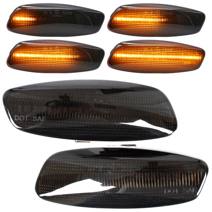 Citroen C3 II 2009- LED Dynamic Smoked Side Indicator 2 pcs. SET