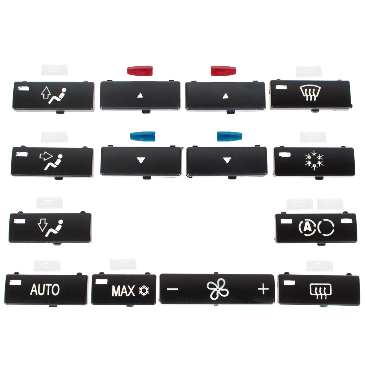 BMW X5 E53 00-06 climate control panel buttons 14 pcs. SET