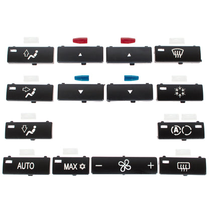 BMW X5 E53 00-06 climate control panel buttons 14 pcs. SET