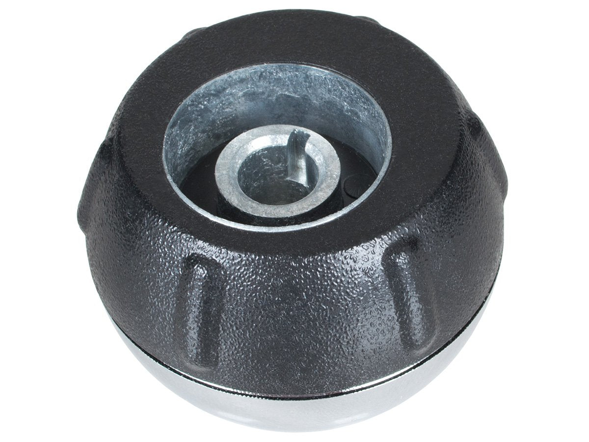 Fiat 500 2007- gear knob CHROME + BLACK 5-SPEED