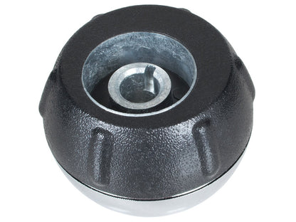 Fiat 500 2007- gear knob CHROME + BLACK 5-SPEED