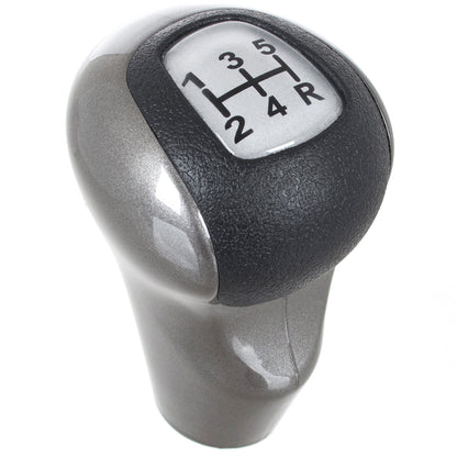 Honda Civic VIII 2005 - Gear knob GREY-BLACK 5 SPEED SILVER CAP