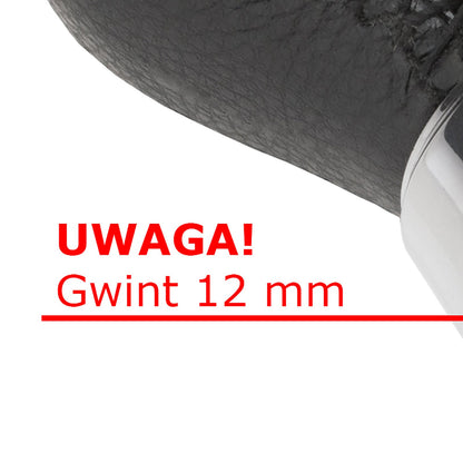 Mazda 3 BK 03-08 gear knob BLACK LEATHER 6 SPEED