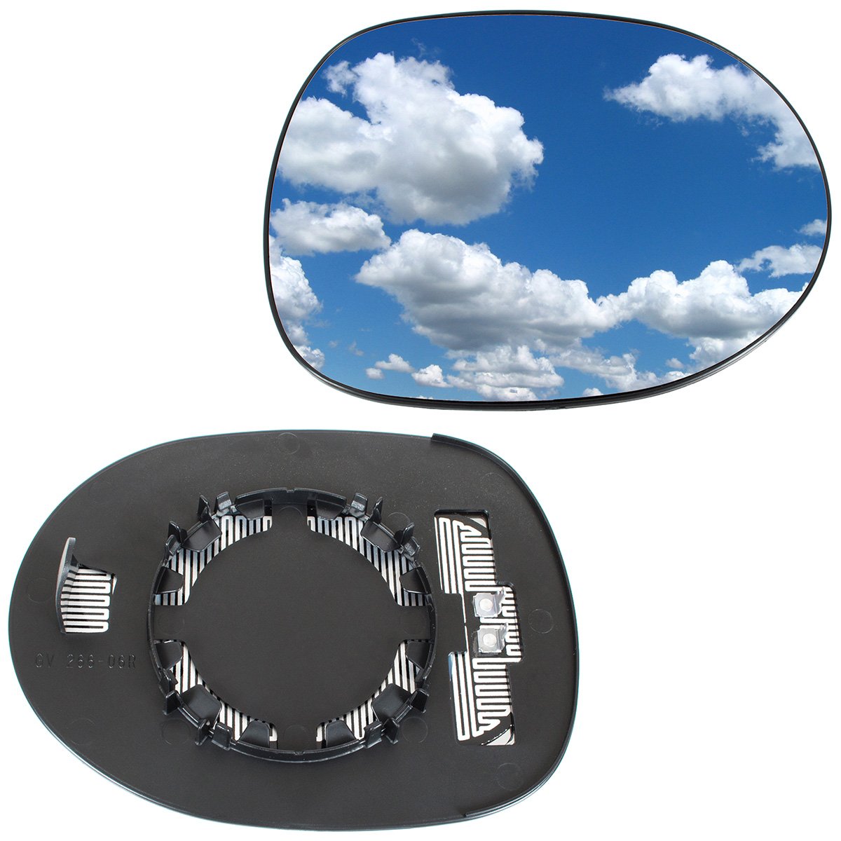 Honda Civic VIII 05-11 heated mirror glass right