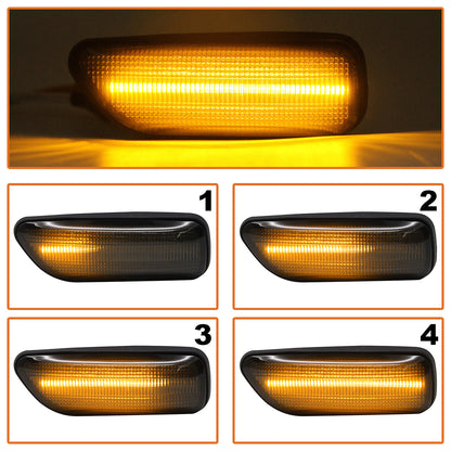 Volvo S60 I S80 I V70 II XC70 I XC90 I LED SMOKED DYNAMIC Side Indicators 2 pcs. SET