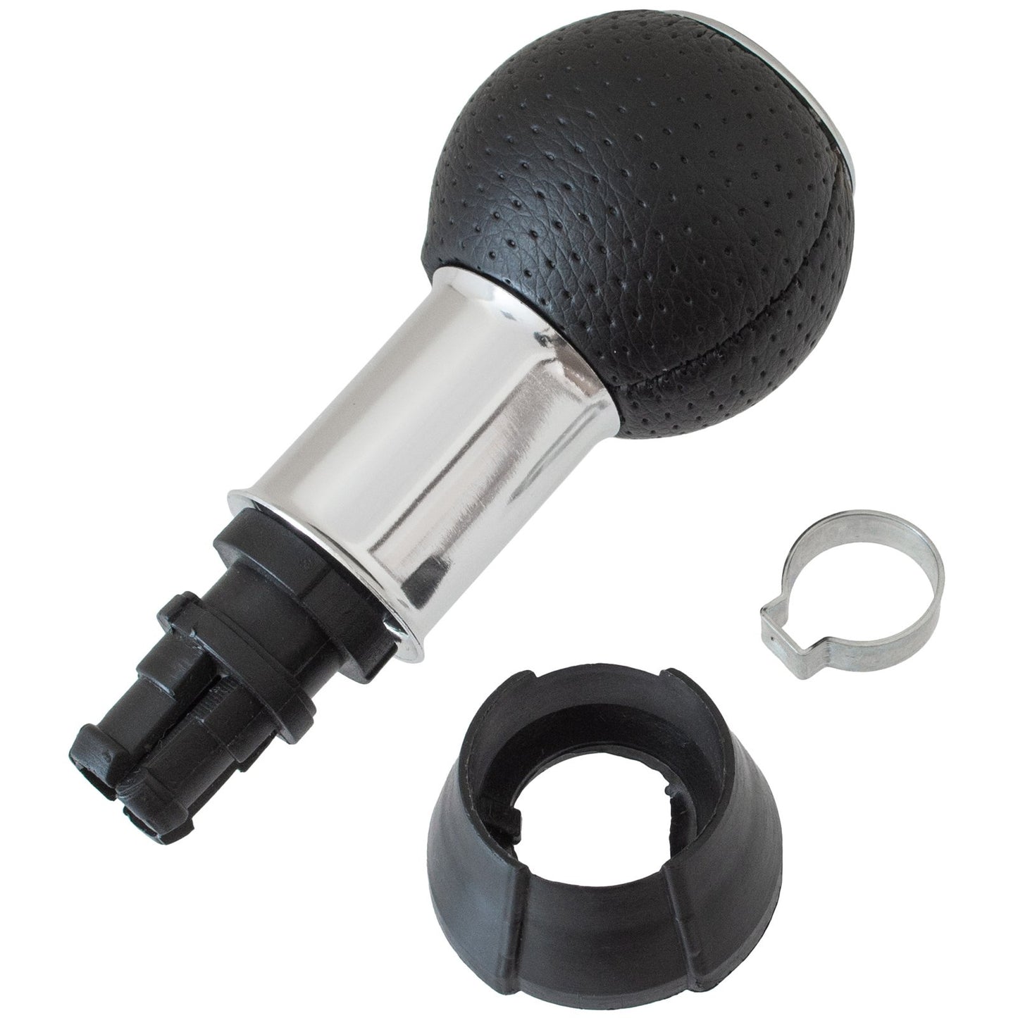 Audi A3 8L 96-03 gear knob BLACK + CHROME 6 GEARS