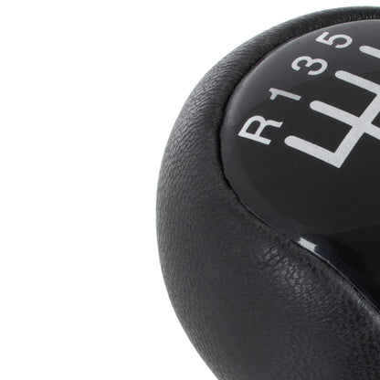 Ford Transit Connect 02-13 gear knob BLACK ECO-LEATHER 6 SPEED