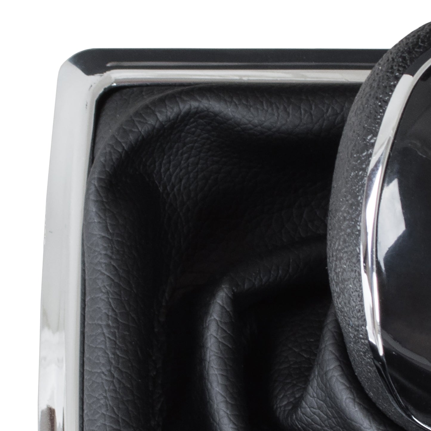 Ford Focus Mk2 04-11 gear knob BLACK + gaiter with chrome frame 5 SPEEDS