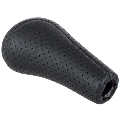 BMW E34 E36 E38 E39 E46 E60 E61 E87 E90 X3 X5 gear knob BLACK PERFORATED LEATHER 6 SPEED