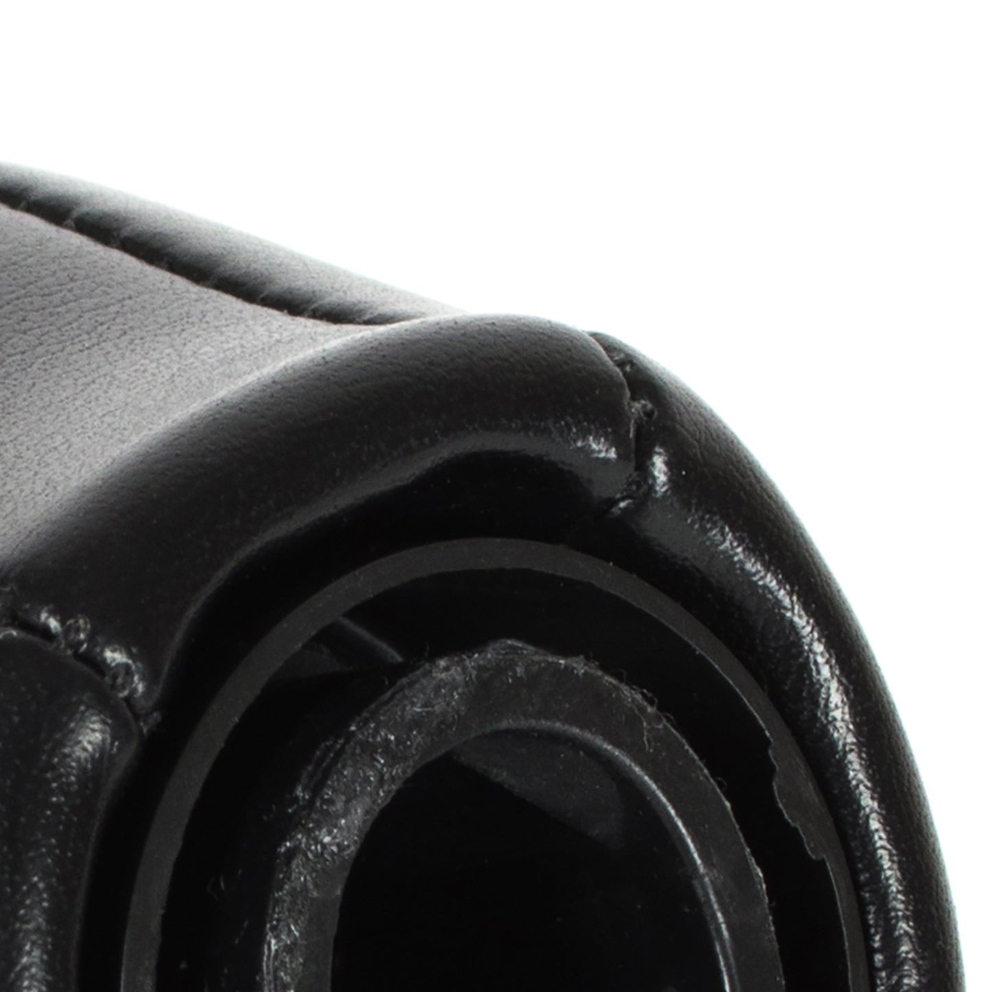 Renault Laguna III 07-15 Gear stick knob 6 SPEEDS BLACK ECO-LEATHER + SILVER