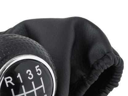 Seat Leon I 99-06 gear knob BLACK + GAITER 6 SPEED