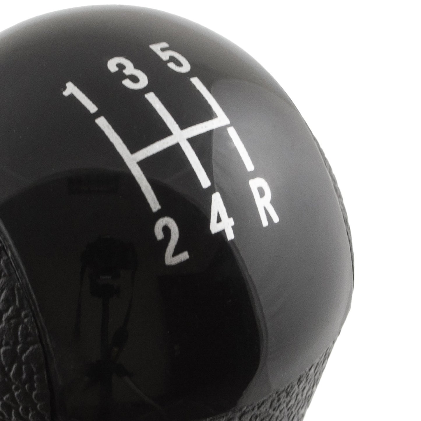 Ford Focus Mk2 04-08 Gear knob BLACK + gaiter with chrome frame 5 SPEED