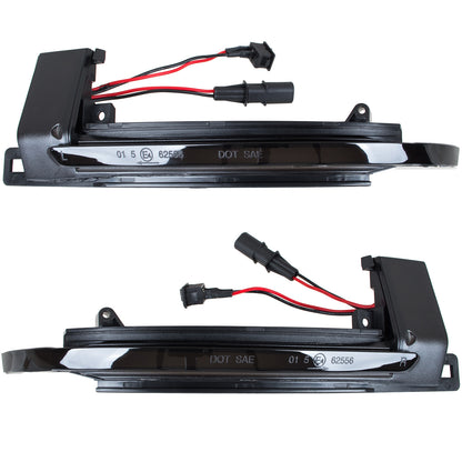 Audi A3 8P A4 B8 A5 8T A6 C6 A8 4E Q3 8U mirror indicator left + right SMOKED DYNAMIC LED 2 pcs. SET
