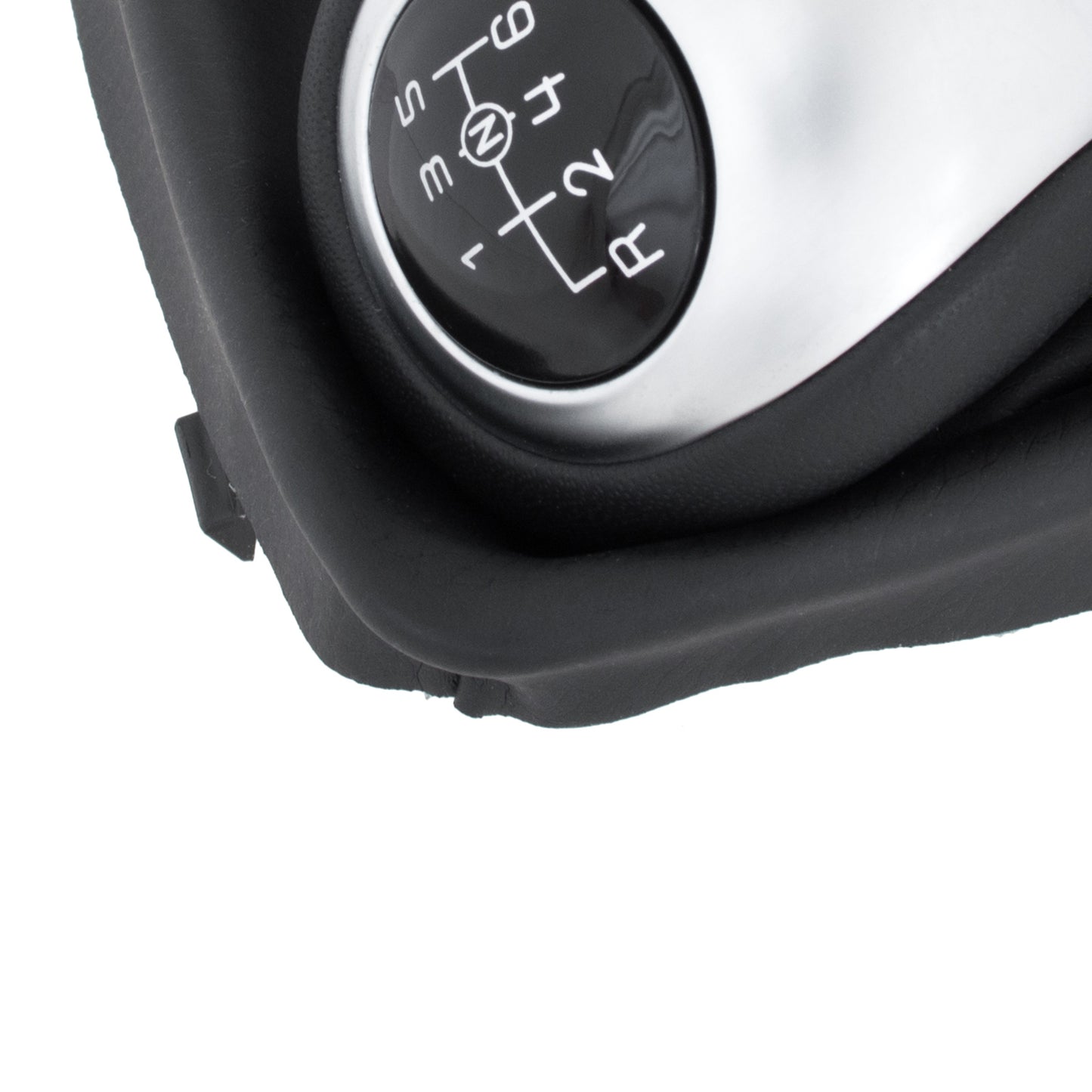 Mercedes W176 A-Class 12-18 gear knob BLACK / SILVER + gaiter with frame 6 SPEEDS