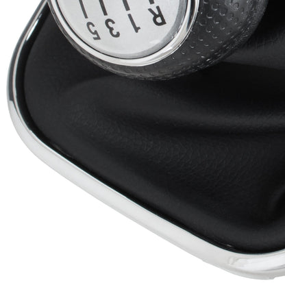 VW Golf IV 98-05 gear knob SILVER + GAITER 22 MM HOLE