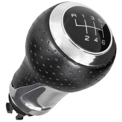 Audi A4 B8 2008 - gear knob BLACK + CHROME 6 SPEEDS