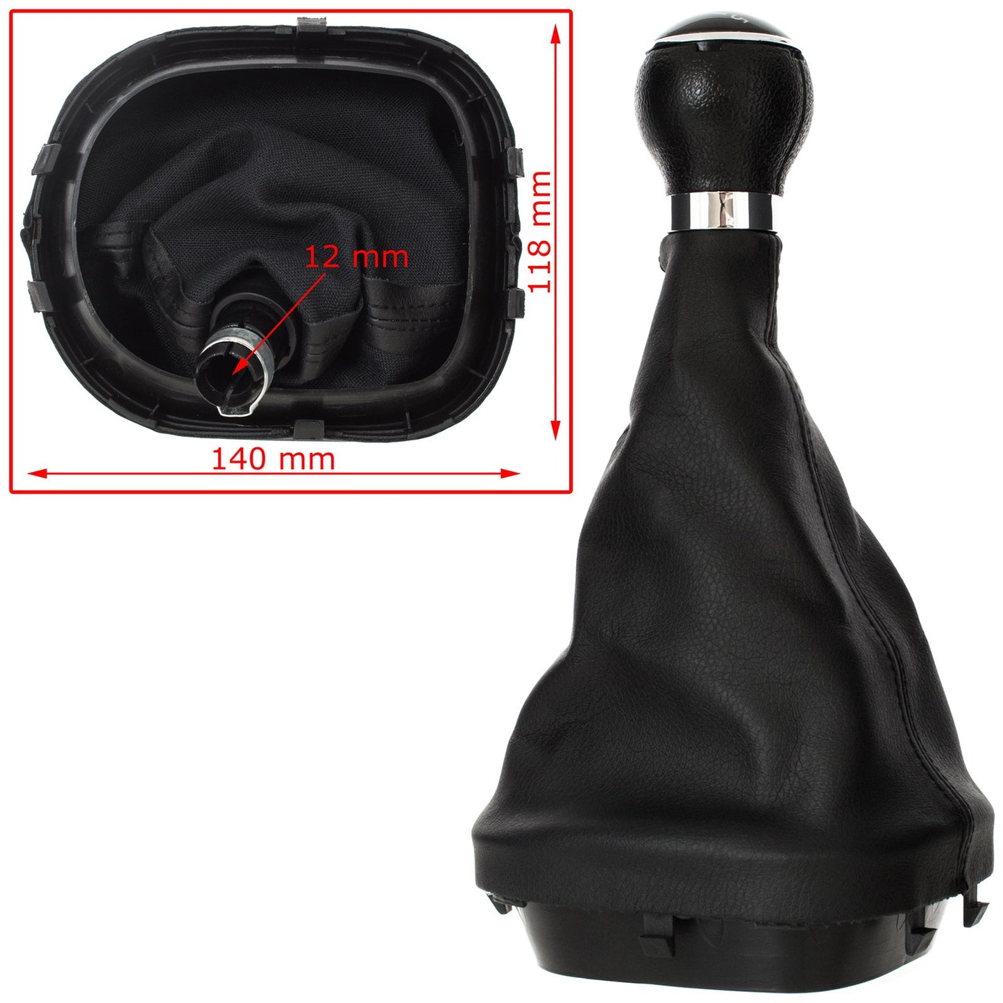 VW Touran 03-11 gear knob + GAITER