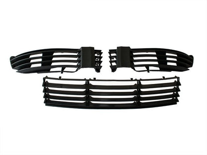 VW Passat B5 FL 00-05 WITHOUT FOG LIGHTS dummy grille in the front bumper L+R+central complete