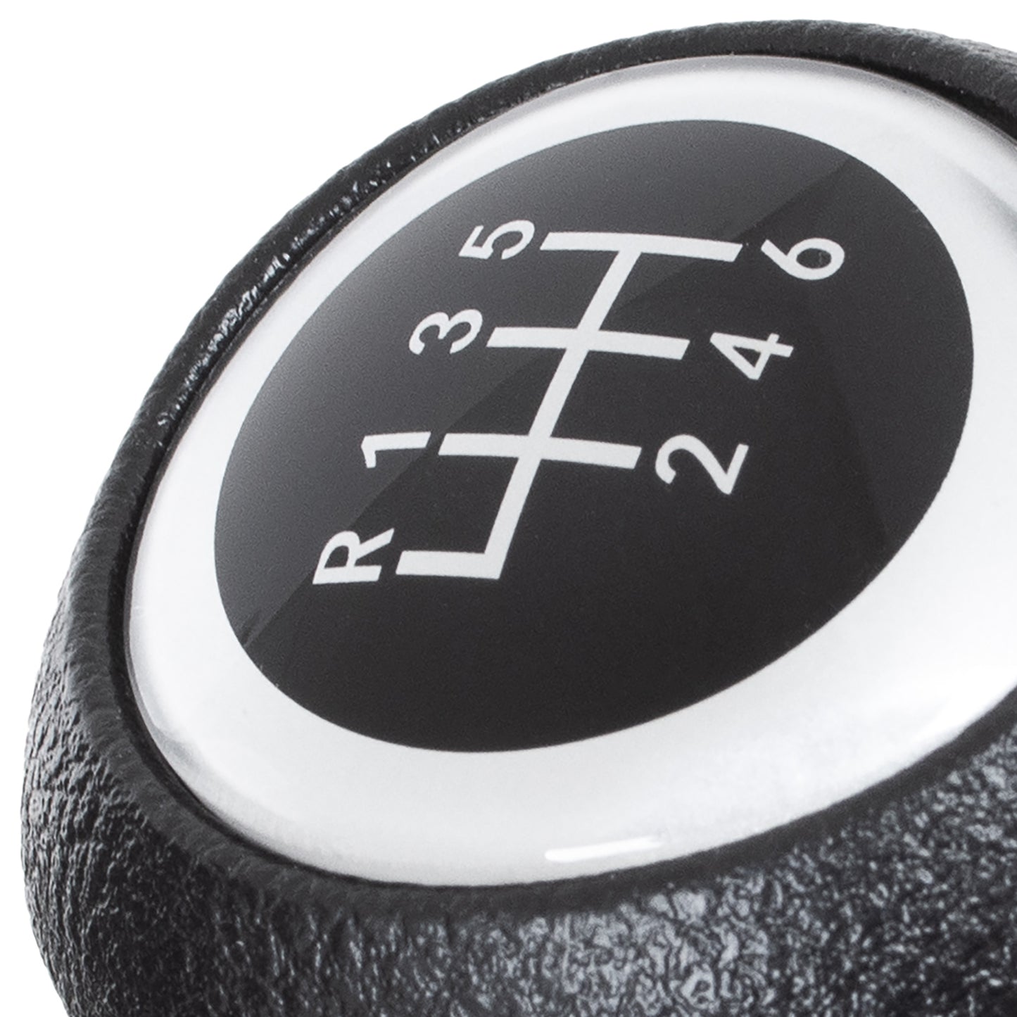 Mazda 3 III 13-18 Gear knob BLACK + SILVER 6 SPEED